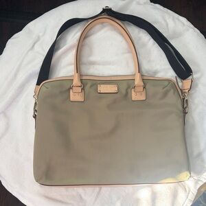 Kate Spade Beige and Taupe Laptop Bag
